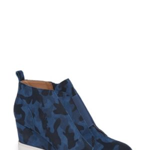 Women's Linea Paolo 'Felicia' Wedge Bootie, Size 5 M - Blue