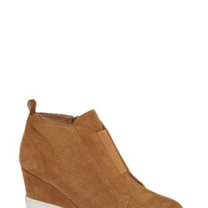 Women's Linea Paolo 'Felicia' Wedge Bootie, Size 9 M - Beige