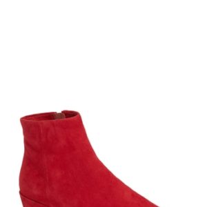 Women's Linea Paolo Rhys Pointy Toe Bootie, Size 5.5 M - Red