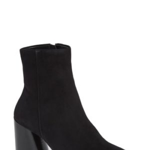 Women's Linea Paolo Savvy Block Heel Bootie, Size 5 M - Black