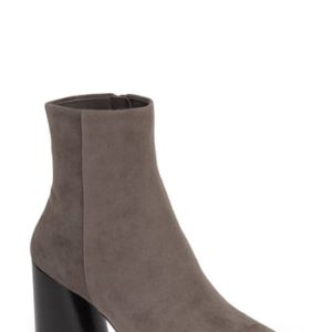 Women's Linea Paolo Savvy Block Heel Bootie, Size 5 M - Grey