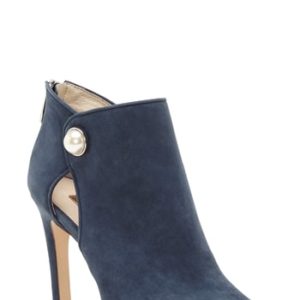 Women's Louise Et Cie Illisa Peep Toe Bootie, Size 5 M - Blue