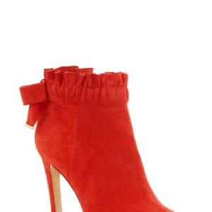 Women's Louise Et Cie Innay Peep Toe Bootie, Size 5.5 M - Red