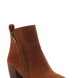 Women's Lucky Brand Lashiya Bootie, Size 10 M - Brown