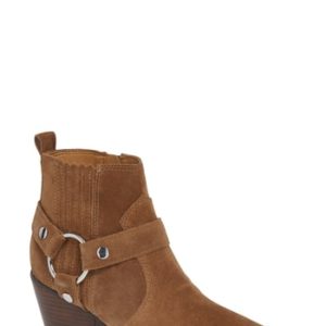 Women's Marc Fisher Ltd Halie Bootie, Size 5 M - Brown