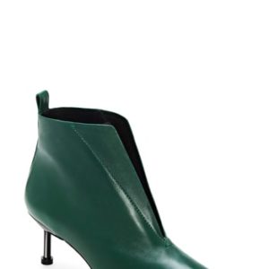 Women's Mercedes Castillo Kasuri Pointy Toe Bootie, Size 6.5 M - Green