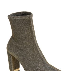 Women's Michael Michael Kors Mandy Sock Bootie, Size 6 M - Metallic