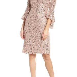 Women's Morgan & Co. Sequin Lace Cocktail Sheath