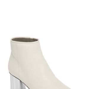 Women's Pedro Garcia Berta Mirror Heel Bootie, Size 10US / 40EU - White