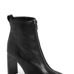 Women's Rag & Bone Ellis Front Zip Bootie, Size 6US / 36EU - Black