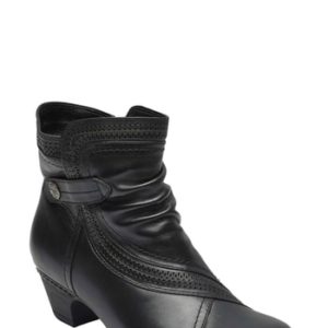 Women's Rockport Cobb Hill Abbott Panel Bootie, Size 5.5 M - Black