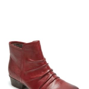 Women's Rockport Cobb Hill Gratasha Panel Bootie, Size 5 W - Red