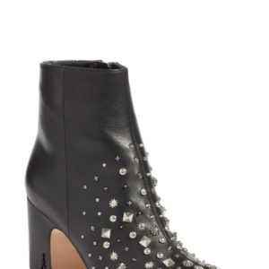 Women's Sam Edelman Hal Studded Bootie, Size 10 M - Black