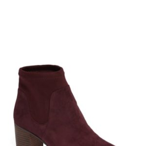 Women's Sole Society Dawnina Bootie, Size 5 M - Burgundy