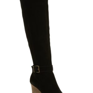 Women's Sole Society Paloma Knee High Boot, Size 5.5 M - Black