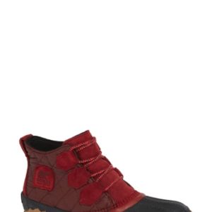 Women's Sorel Out 'N' About Plus Camp Waterproof Bootie, Size 6 M - Red