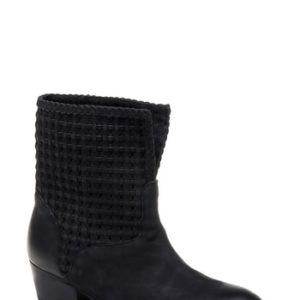 Women's Splendid Culver Woven Shaft Bootie, Size 5.5 M - Black