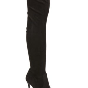 Women's Steve Madden Devine Over The Knee Boot, Size 6 M - Black