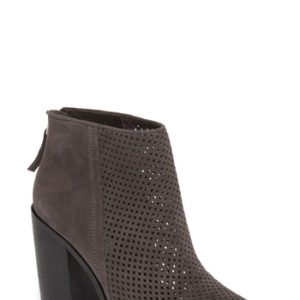 Women's Steve Madden Rumble Perforated Bootie, Size 10 M - Black