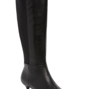 Women's Sudini Beverly Stretch Back Knee High Boot, Size 6 M - Black