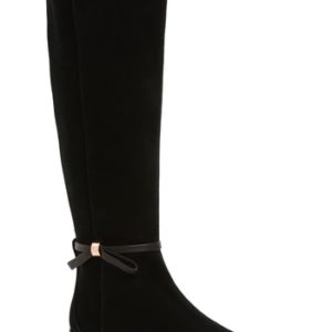 Women's Ted Baker London Lykla Knee High Boot, Size 5.5 M - Black