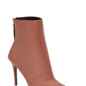 Women's Topshop Ella Heeled Bootie, Size 5.5US / 36EU M - Pink