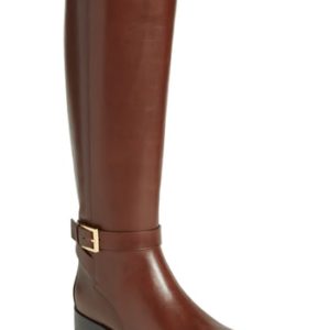 Women's Tory Burch Brooke Knee High Boot, Size 8.5 M - Brown