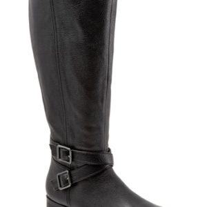 Women's Trotters Liberty Knee High Boot, Size 6 M - Black