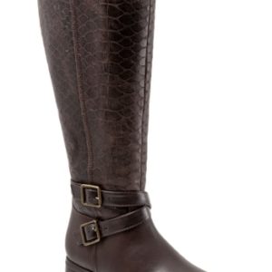 Women's Trotters Liberty Knee High Boot, Size 6 N - Brown