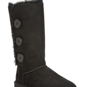 Women's Ugg 'Bailey Button Triplet Ii' Boot, Size 5 M - Black