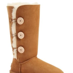 Women's Ugg 'Bailey Button Triplet Ii' Boot, Size 5 M - Brown