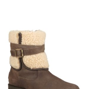 Women's Ugg Blayre Iii Faux Shearling Cuff Bootie, Size 8.5 M - Grey