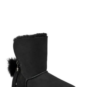 Women's Ugg Classic Charm Bootie, Size 5 M - Black