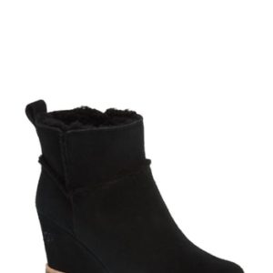 Women's Ugg Marte Wedge Bootie, Size 6 M - Black