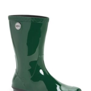 Women's Ugg 'Sienna' Rain Boot, Size 5 M - Green