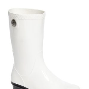 Women's Ugg 'Sienna' Rain Boot, Size 5 M - White