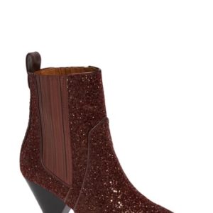 Women's Veronica Beard Bennett Bootie, Size 6US / 36EU - Burgundy