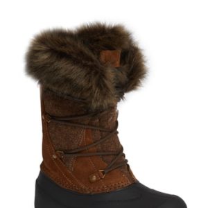 Women's Woolrich Ice Cougar Waterproof Knee High Winter Boot With Faux Fur Trim