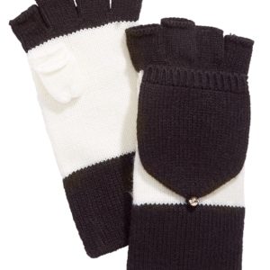 kate spade new york Colorblocked Pop-Top Mittens