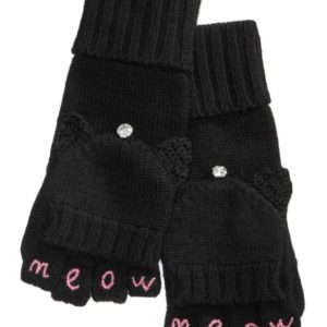 kate spade new york Meow Pop-Top Mittens