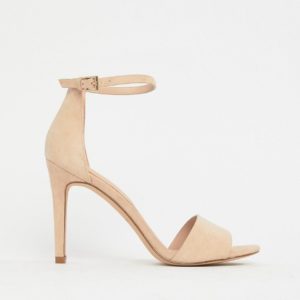 ALDO Fiolla barely there suede heeled sandals - Beige