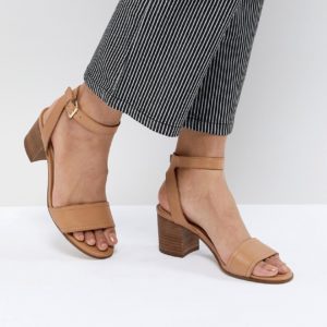 ALDO Tan Block Heeled Sandals - Tan