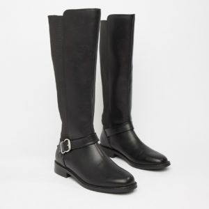 ASOS DESIGN Carrick knee high boots - Black