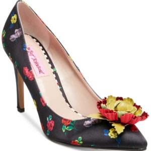 Betsey Johnson Kamile Floral Pumps Women's Shoes