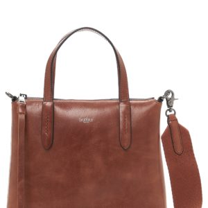 Botkier Highline Leather Satchel - Brown