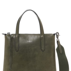 Botkier Highline Leather Satchel - Green