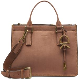 Calvin Klein Suede Leather Brynn Satchel