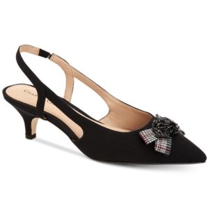 Charter Club Lollee Bow Slingback Pumps, Created for Macy's Women's Shoes