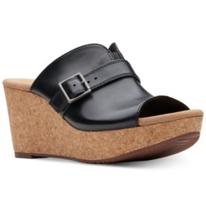 Clarks Collection Women's Annadel Holly Wedge Sandals Women's Shoes