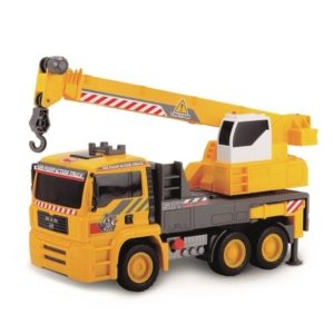 Dickie Toys - 12 Inch Air Pump Action Mobile Crane Truck